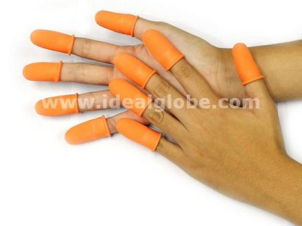 Orange Finger Cot